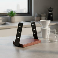 Coffee Station Bracket Stable Platform Wood Base Neat Setup for Office