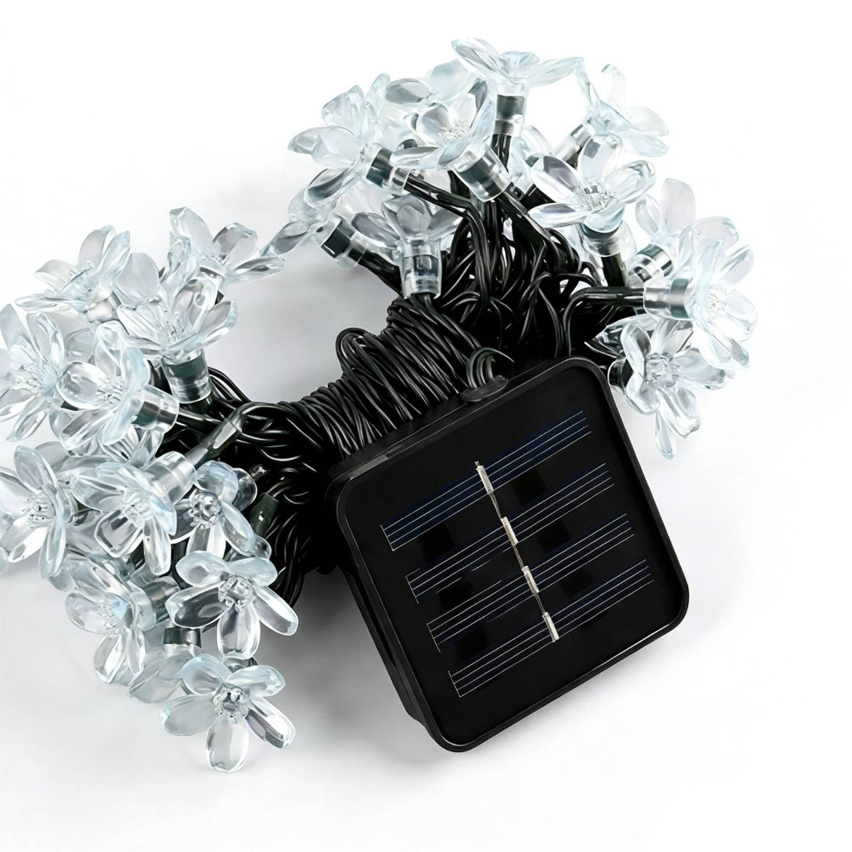 Solar Flower Waterproof LED Lights for Garden, Patio, Balcony, Tree Hanging, Ambience Decor