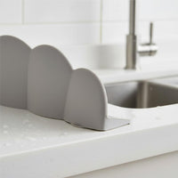 Silicone Sink Splash Guard Odorless Puffy Shaped Water Barrier for Bathroom