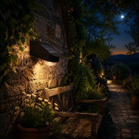 Solar-Powered Wall Light Energy Saving Outdoor Lighting Easy to Install