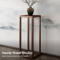 Chinese & Design Botanical Pedestal Floor-Standing Plant Display Elegant Stylish Adaptable Use for Home Decorators, Entryway