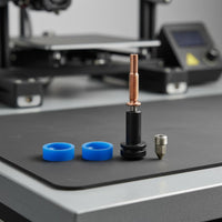 3D Printer Hotend Kit Fast Printing Ceramic Extrusion Tip Head Aluminum Alloy Cooling Block Hotend Assembly Kit for DIY Enthusiasts, Quick Prototyping
