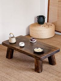 Solid Wood Tatami Low Table with Chinese Style
