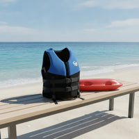 Neoprene Vest Front Zipper Adult Life Vest Fitted for Swimming, Boating