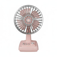 Desk Fan with Metal Grille Space-Saving Retro Desktop Fan Classic for Office