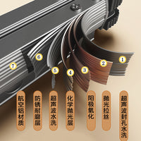 No-Drill Retractable Clothes Drying Rod with Suction Cups