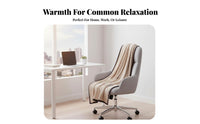 Velvety Rest Blanket Soft and Comfortable Textured Accent Throw Skin-Friendly