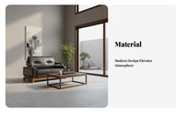 New Chinese design Wood Frame Sofa and Armchair Set Modern Minimalist Design Multi-Piece Couch Arrangement Fully Assembled Seating Group Wide Armrests for Apartment Dwellers, Interior Designers, Office Managers, Living Room, Lounge Area, Den