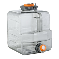 Food-Grade PC Outdoor Water Bucket with Faucet for Home, Square Water Storage Container