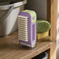 Laundry Soap Brush Box 2-in-1 Soap Brush Box Drainage Design