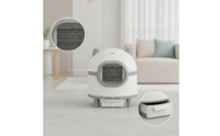 Large Capacity Smart Litter Box with App Control Safe Pet Supply for Living Room