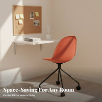 Armless Rolling Task Chair Low spine Support Armless Rolling Chair for Dorm Room