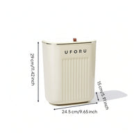 Wall-Mounted Trash Bin Plastic Hanging Waste Bin Slim for Kitchen