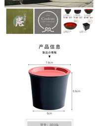 日本多功能汤杯家用早餐杯带盖加厚豆浆杯面条沥水托盘隔水餐盘