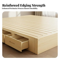 Slatted Bed foundation Box foundation Alternative Foldable Slat slat system Breathable Design Mattress Support for Homeowners, DIY hobbyists, Guest Room, Floor