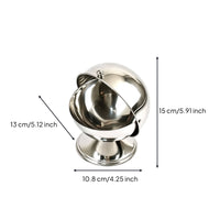 Sugar Lump Holder Rust-Resistant Ball Shape Sugar Jar Polished Finish