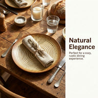 Retro Ceramic Plate, 15-15.9cm Diameter, Brown