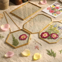 6 Pieces Hanging Glass Frame Easy to Hang Home Decoration
