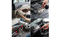 Automotive Clip Tool Angled Trim Fastener Removal Tool Heavy-Duty Upholstery Remover for Mechanics, Car Repair, Garage
