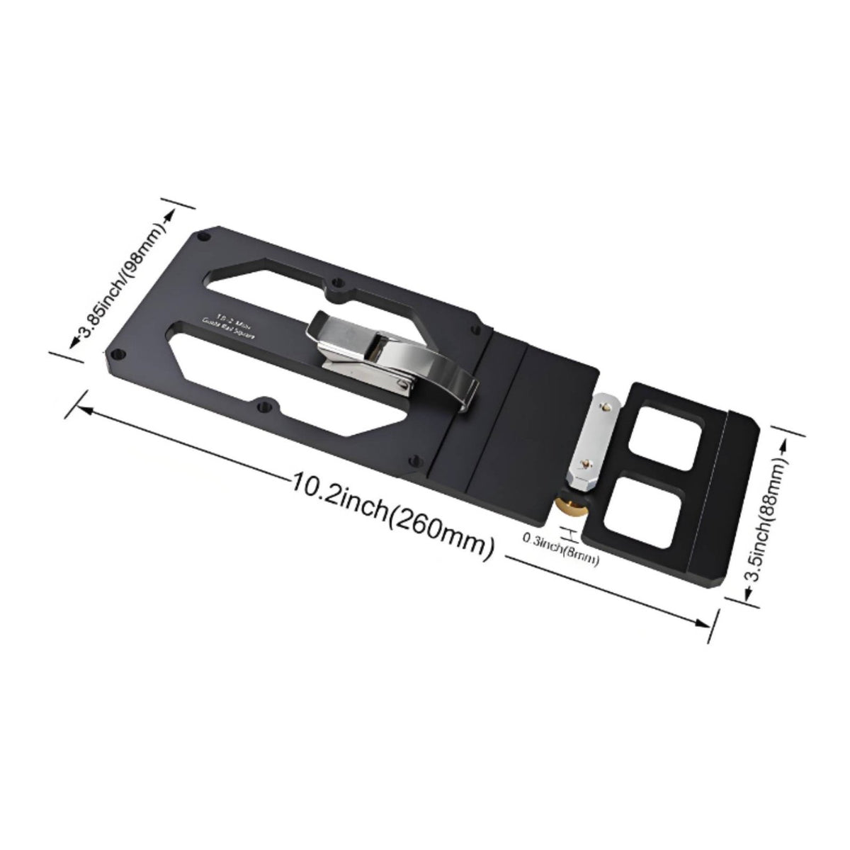 90-Degree Guide Rail Square Long-Lasting Aluminum Alloy Track Square