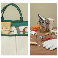 Beekeeping Starter Kit with Tote Bag Portable for Beginners, Hobbyists