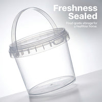 Heavy Duty Food Grade PP Bucket Pail Handle Lid, Customizable Food Grade Container, Airtight Seal St - Image 7