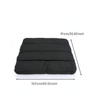 Chair Cushion with Straps Padded Folding Chair Cushion Removable for Camping