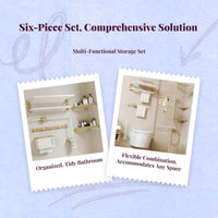Removable adhesive towel rack