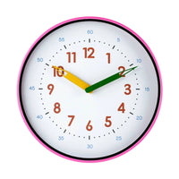 Quartz Wall Clock Round Analog Wall Clock Slim for Children