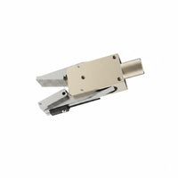 Compact Design Sensor Pneumatic Gripper Air Powered Sprue Cutter Clamp Wear Resistant Mini Pneumatic Gripper Strong Grip for Robotics Technicians, Factory Workers, Automation Line