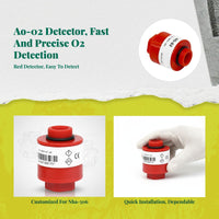 Exhaust Gas Analyzer, Automotive Emission Testing, instant Data Display, CO gas Gas Measurement, Multi-Function Diagnostic Tool