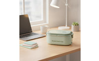 Electric Electric Heated Lunch Box Compact Electric Lunch Box with Stainless Steel Container Portable Food Warmer for Commuters