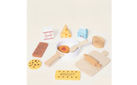 Multifunctional Baby Push Toy with Kitchen Toy Educational Toy Kitchen with Wheels Sensory Wooden Activity Push Toy Sturdy for Toddlers, Nursery, Daycare