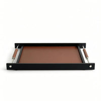 Decorative Tray with Handles Sturdy Tray with Handles Modern for Vanity