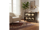 Multi-Tier Metal Cabinet Dust-Resistant Decorative Storage Cabinet Large Capacity Freestanding Organizer with Doors for Study