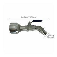 Tank Drain Valve   Tote Adapter Easy Installation Tote Container