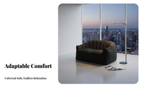Highrear Beanless Chair Soft Fabric Cover Ergonomic Foam Lounger Fullphysique Support No Assembly Required for Students