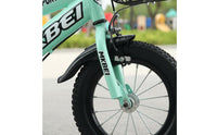 Kids' Bike with Training Wheels High-Carbon Steel Frame Beginner Beginner Bike Children's Bike with Back Seat for Beginners, Young Children, Outdoor