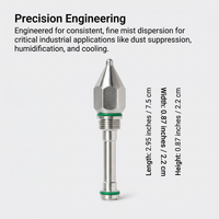 Stainless Steel Spray Nozzle, Nozzle Dry Industrial Humidifier, Dust Suppression Nozzle, Adjustable  - Image 5