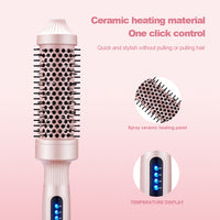 Electric Hair Straightener and Curler Comb with Adjustable Temperature