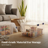Latching Underbed Box Moistureresistant Storage Container Transparent container