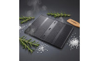 Cast Grill Plate Raised Ribs Ribbed Grill Plate Cooking Gear for Barbecue