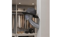 Space Saving Wall-Mounted Mannequin Head Glossy Wall Mounted Mannequin Head Molded Easy to Install for Salons, Boutiques, Retail Stores
