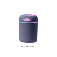 Mini Humidifier with Night Light RGB Mist Maker Sturdy for Desk, Car, Travelers