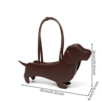 Dachshund Tote Bag Structured Dachshund Bag Faux Leather for Women
