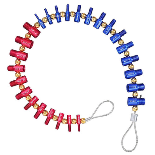 26 Pieces Nut and Bolt Thread Checker Long-Lasting Tool Professional