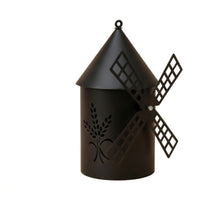 Windmills House Ornament Farmhouse Metal Cottage Decor Ornament Weathered Hanging Decoration for Porch
