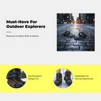 Ice Cleats, 11-Tooth Non-Slip, Hiking, Outdoor Gear