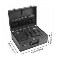 Aluminum Hairstyling Tool Case Large Capacity Professional Storage for Barbers
