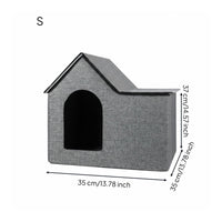 Removable and Washable Waterproof Pet Villa Insulated Soft Dog Kennel for Outdoor